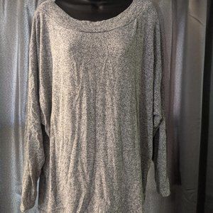 thyme & honey grey woman's sweater sz xl
